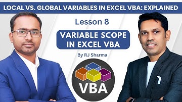 What is Variable Scope in Excel VBA? Global, Module, Local Variables in VBA