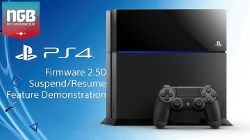 PS4 Suspend/Resume feature demonstration - Firmware 2.50