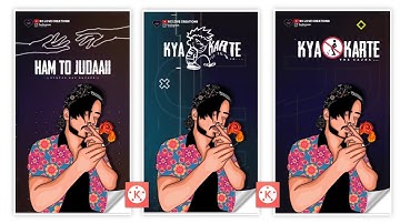 How to Make Trending Attitude WhatsApp Status Video in Kinemaster hindi | New Kinemaster Editing ✨