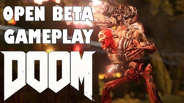 Doom Open Beta Gameplay - Team Deathmatch and Warpath Game Modes