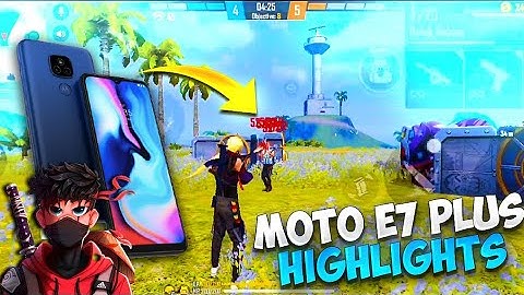 motorola e7 + ⚡ free fire max highlights | default dpi ⚙️