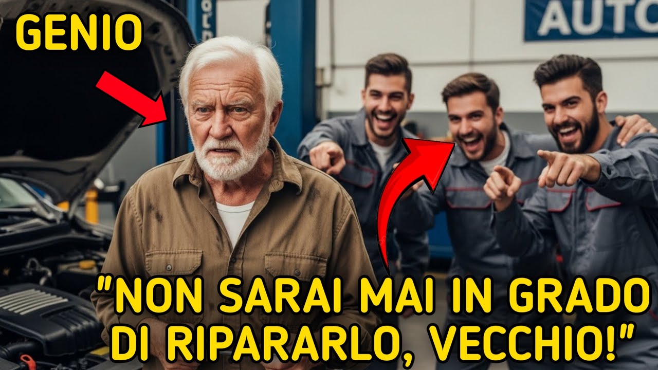Un anziano umiliato per aver tentato di riparare un'auto senza sapere di essere un meccanico lege...