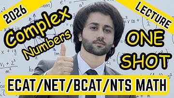 ECAT I NET Math Lecture Complex Numbers 1 Shot I NUST NET Math Preparation I ECAT Math Preparation