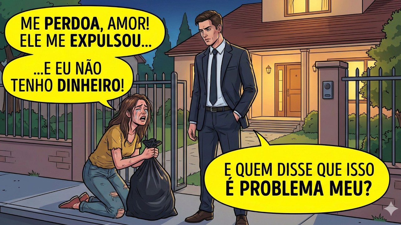 ME TROCOU E LEVOU UM CHUTE DO OUTRO: Quando voltou, percebeu que era tarde demais pra pedir perdão.