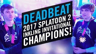 Deadbeat celebrates winning the Splatoon 2 World Inkling Invitational