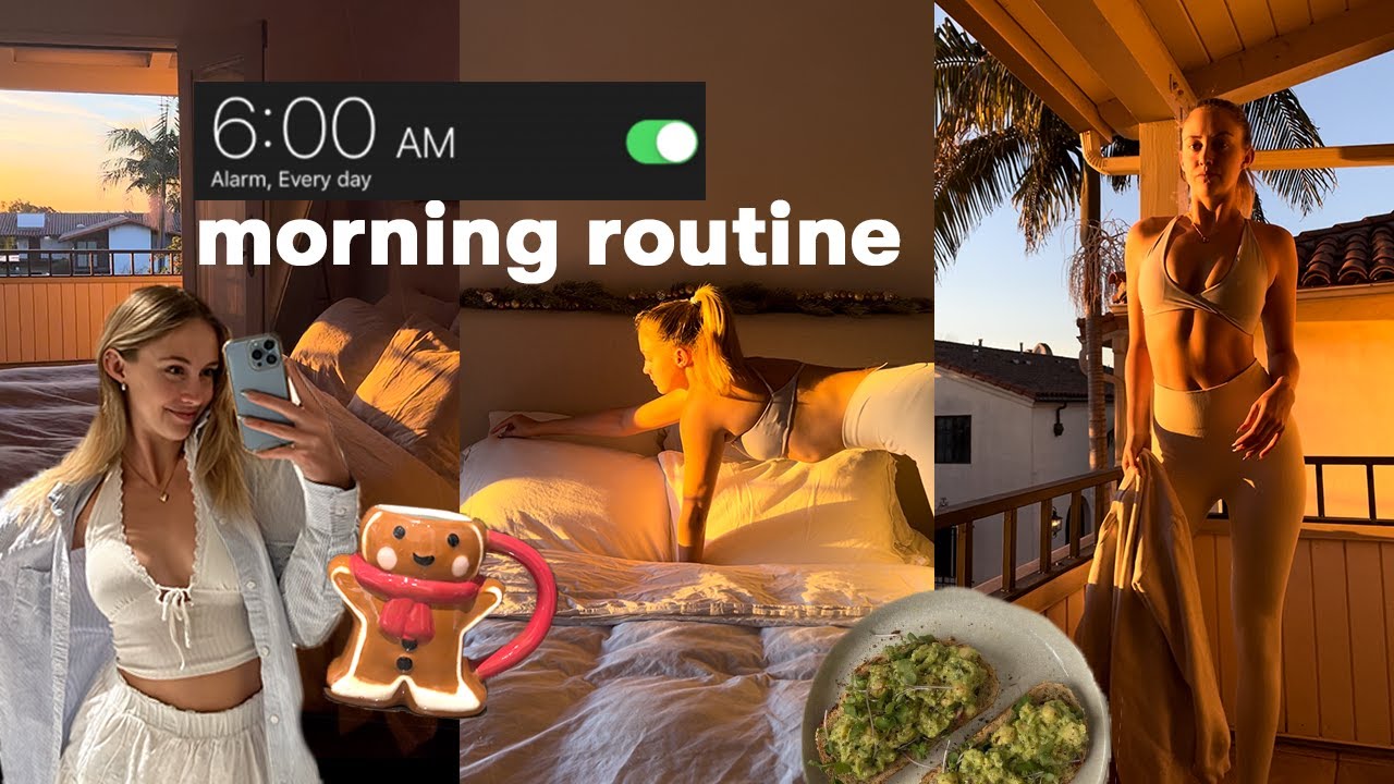 how to wake up EARLIER⛅ | 6am winter morning routine