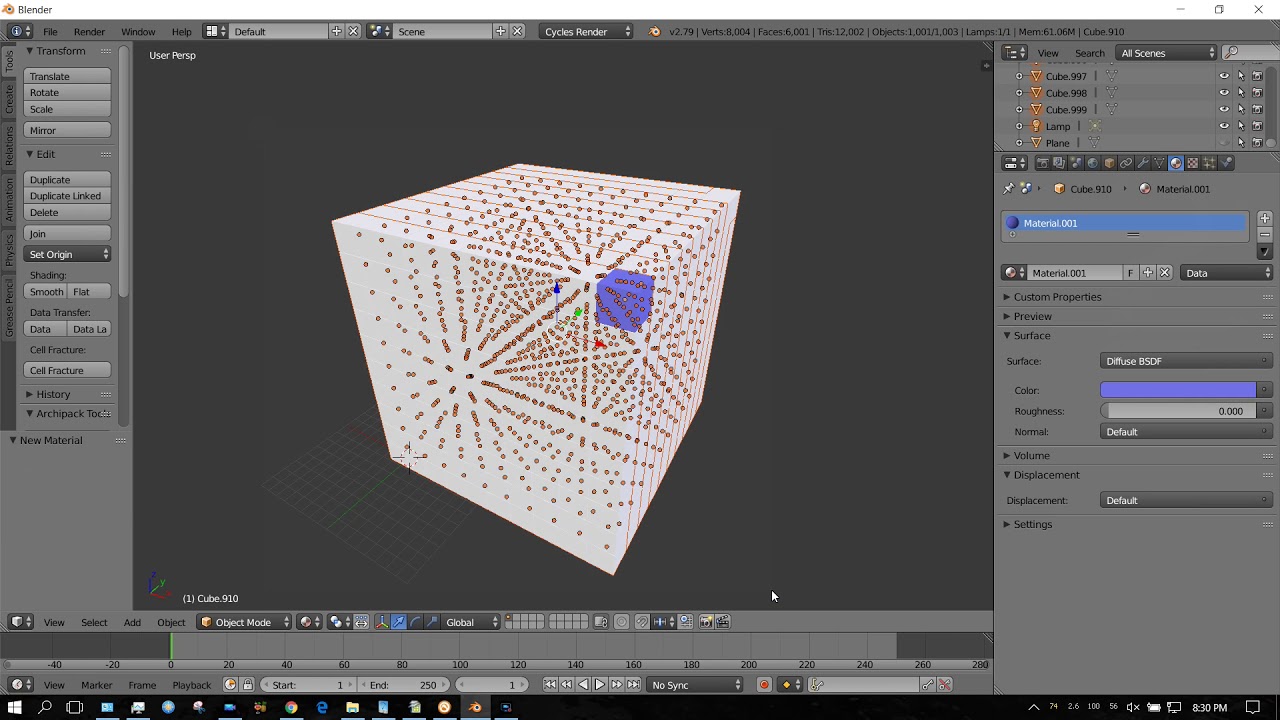 Næste mangel Tilbageholde Blender 3D Tip #02 - Apply Material To Multiple Objects At Same Time -  YouTube