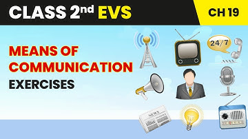 Means of Communication - Exercises | Class 2 EVS Chapter 19 | CBSE 2025-26 #evs