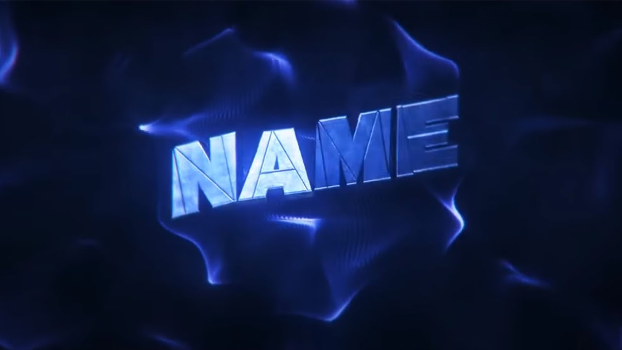 New Blue Intro Template [Cinema 4D, AE] - YouTube