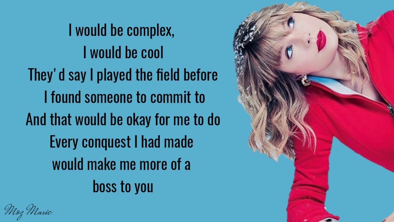 Taylor swift the man lyrics youtube