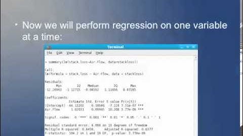 BIOS 610 2013, Lecture 26 - Multiple Regression