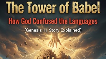 The Tower of Babel: How God Confused the Languages (Genesis 11 Story Explained)#TowerOfBabel