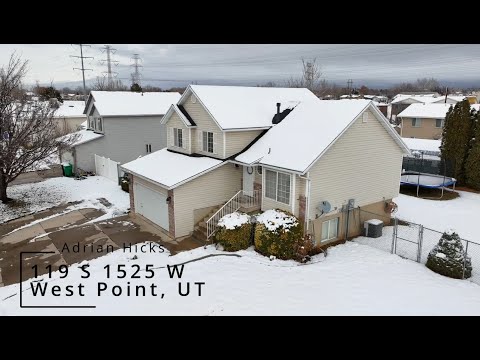 119 S 1525 W, West Point, UT home video tour