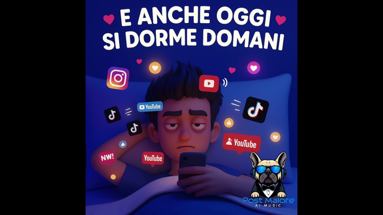 Post Malore - E Anche Oggi Si Dorme Domani (Official Audio). 