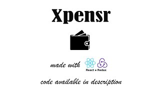 Xpensr | Manage your expenses on Xpensr | React-Redux project| FutureBit