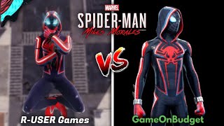 Spider-Man: Miles Morales Android | R-User Games Vs GameOnBudget | Comparison Video