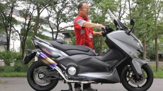 YAMAHA TMAX530 左右二本出し新型マフラー PURE SPORT TWOTAIL