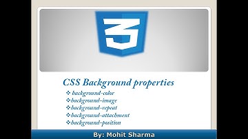 Background properties #2 :- background-color,image,repeat ,attachment and position | by Mohit Sharma