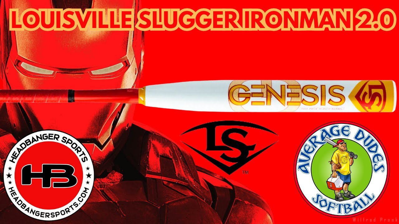 Batte de softball Easton Marvel Iron Man 13 pouces 2 pièces équilibrée
