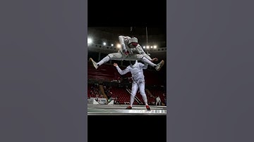 Incredible Fencing Trick Shot #shorts