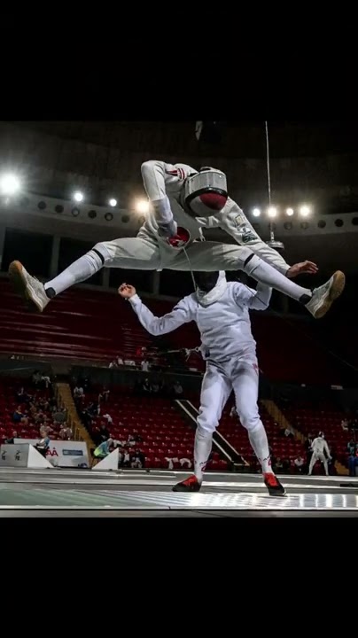 Incredible Fencing Trick Shot #shorts