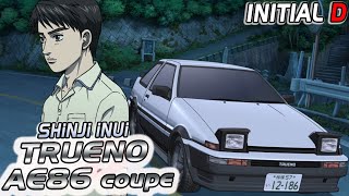 TRUENO AE86 coupe из INITIAL D Shinji Inui 🔰 Сложнейший противник Такуми!