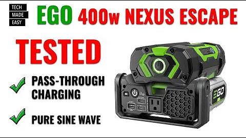 Unleashing the Power of EGO 400w Nexus Escape Inverter EGO PAD5000