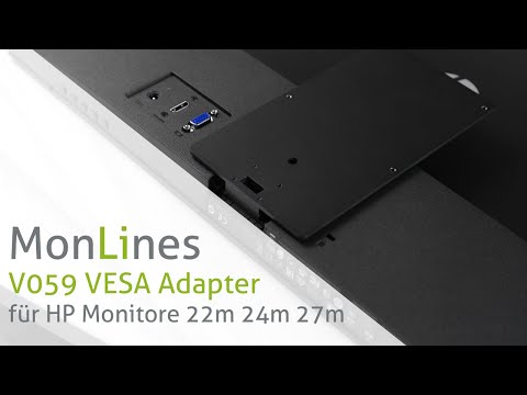 MonLines V059 Vesa Adpater für HP 22m 24m 27m Monitore