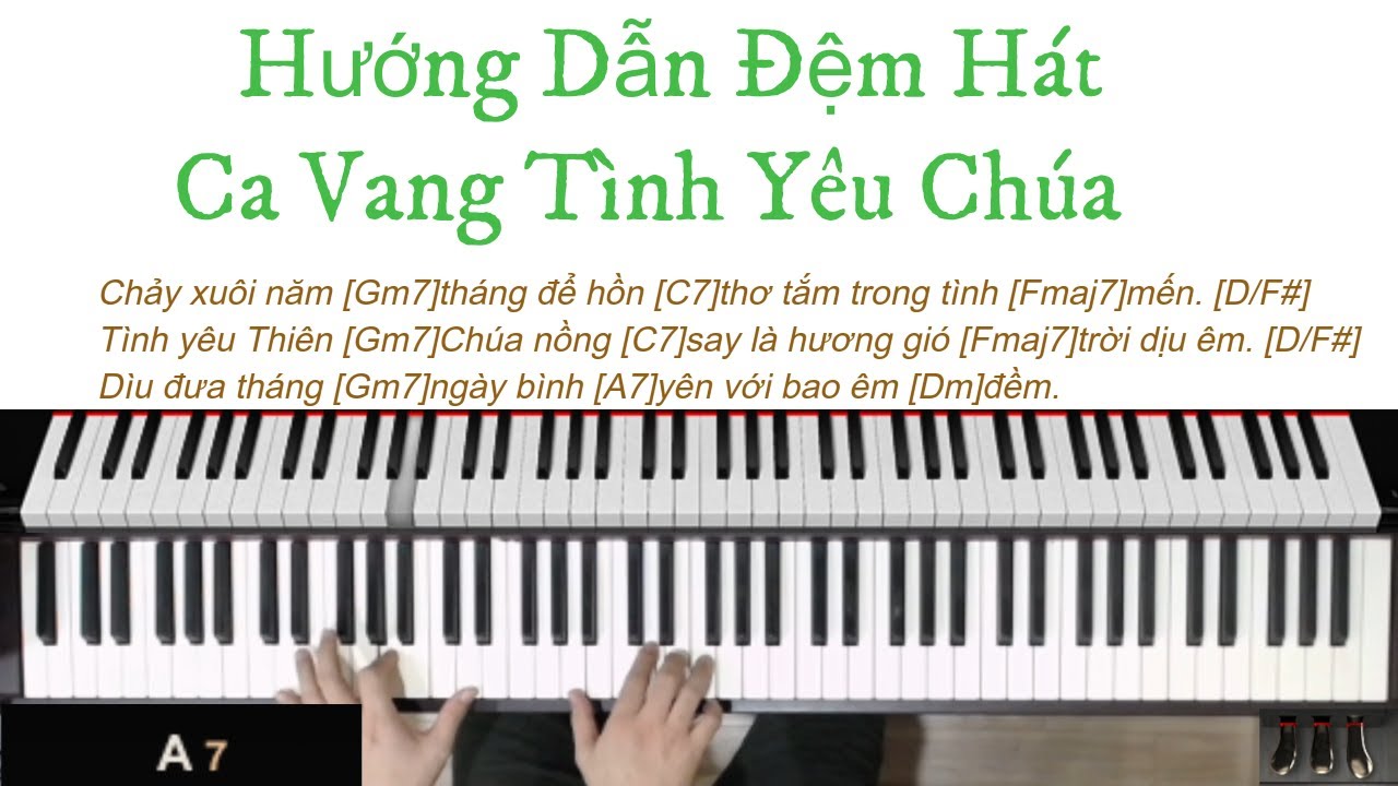 Ca vang tình yêu chúa/ Hướng Dẫn Đệm Hát/Trần Tiến Piano
