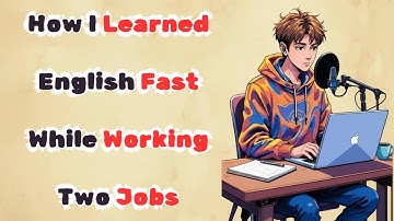 How I Learned English Fast While Working Two Jobs | Motivational Story | Graded Reader (A1–A2)