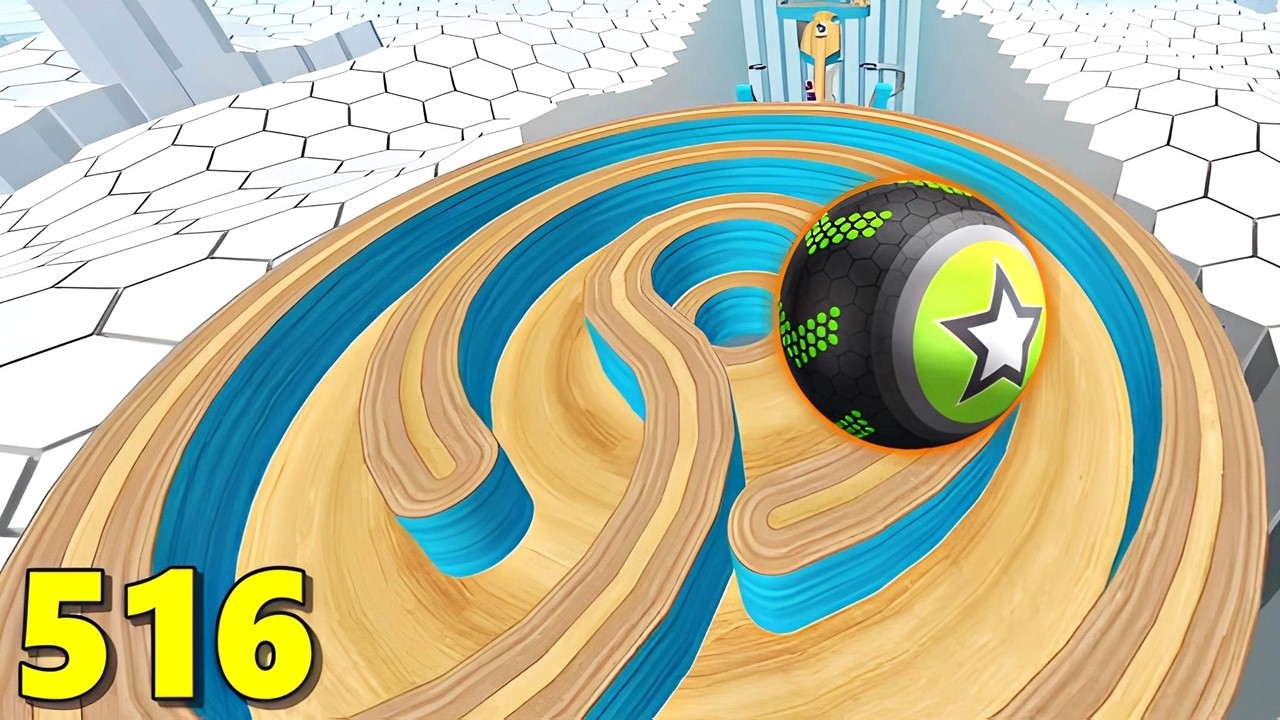 Going Balls, SpeedRun, Going Balls Portal Run Gameplay Level 1071