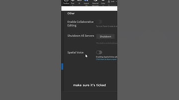 How to enable voice chat in your Roblox game! #shorts