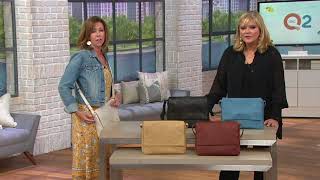 American Leather Co. Glove Leather Messenger Crossbody on QVC screenshot 2