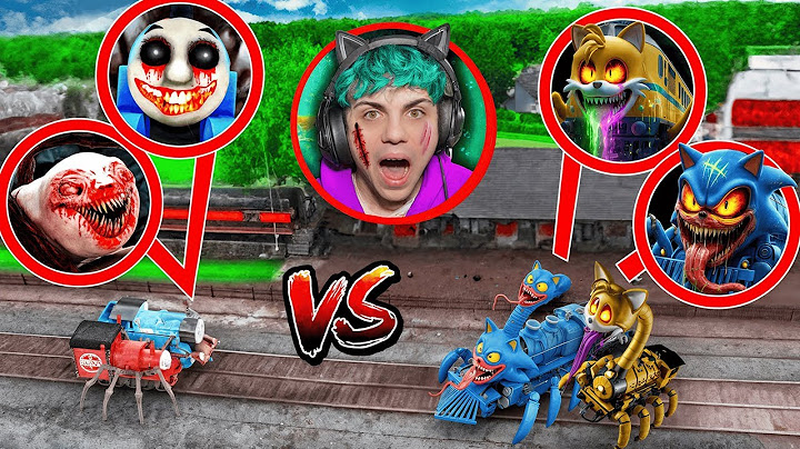 SONIC and TAILS vs THOMAS THE TRAIN vs CHOO CHOO CHARLES FILMED with the DRONE!!