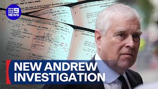 Police issue fresh update on investigation into Andrew Mountbatten-Windsor | 9 News Australia