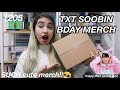 unboxing TXT soobin's 2021 exclusive birthday merch *every item* / 22 soobin bday