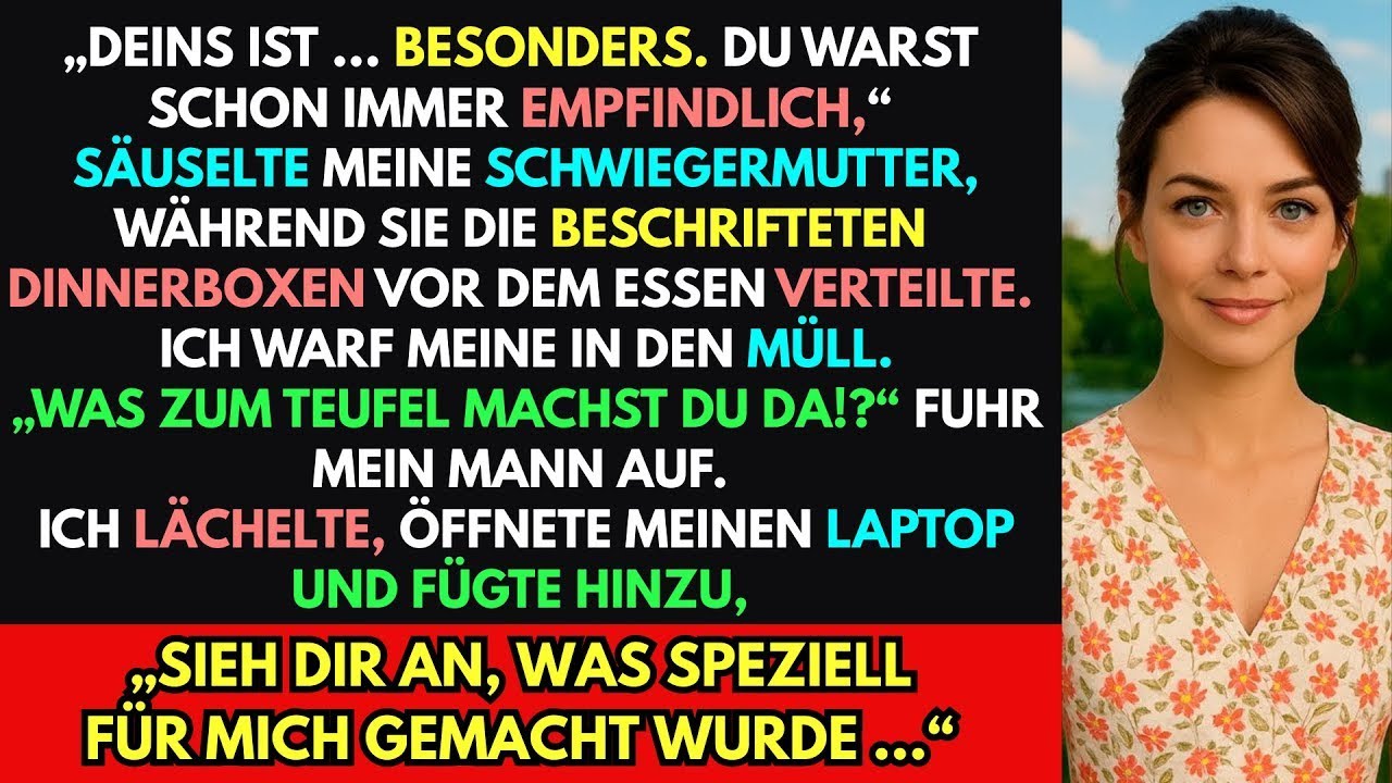 Meine Schwiegermutter ließ für die Familie Dinnerboxen machen – aber meine war ‚besonders‘ …