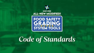 Dost-Fnri Food Safety Grading System Tools Code Of Standards Cos