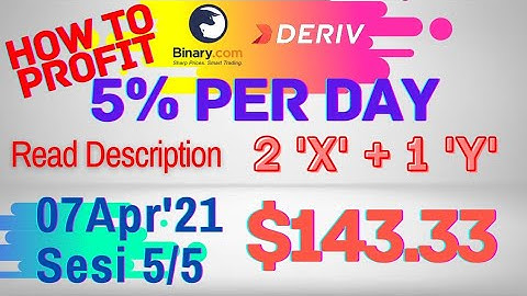 Sesi-5/5 Binary Deriv Trading Journal 7 Apr