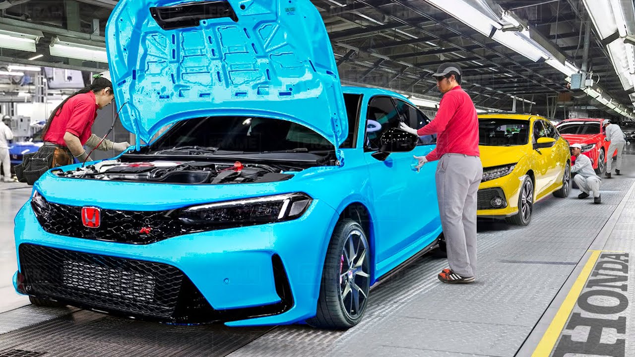 Inside Best Japanese Factory Producing the Honda Civic Type R