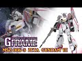 【部分塗装】Zガンダム3号機/Z-GUNDAM III　機動戦士ガンダム Gフレーム/G-FRAME【食玩レビュー】