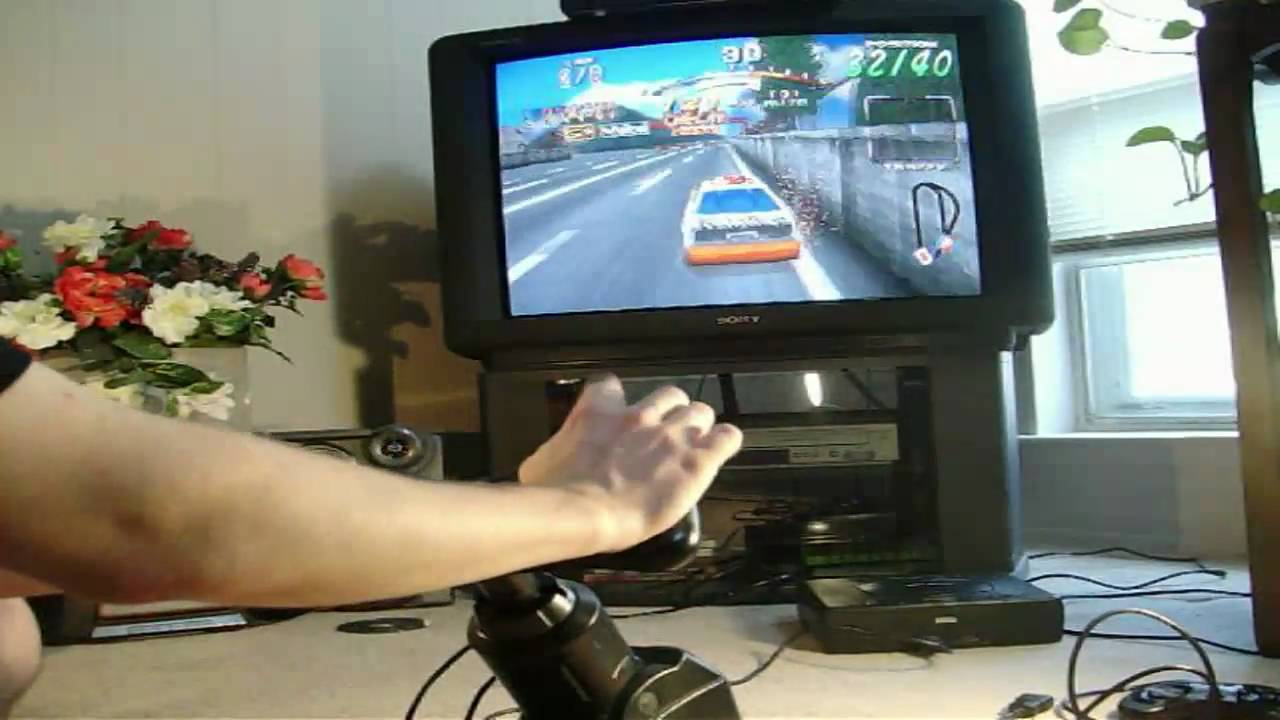 Volant Sega saturn Arcade racer PAL 100% OFFICIEL SEGA EN BOITE et