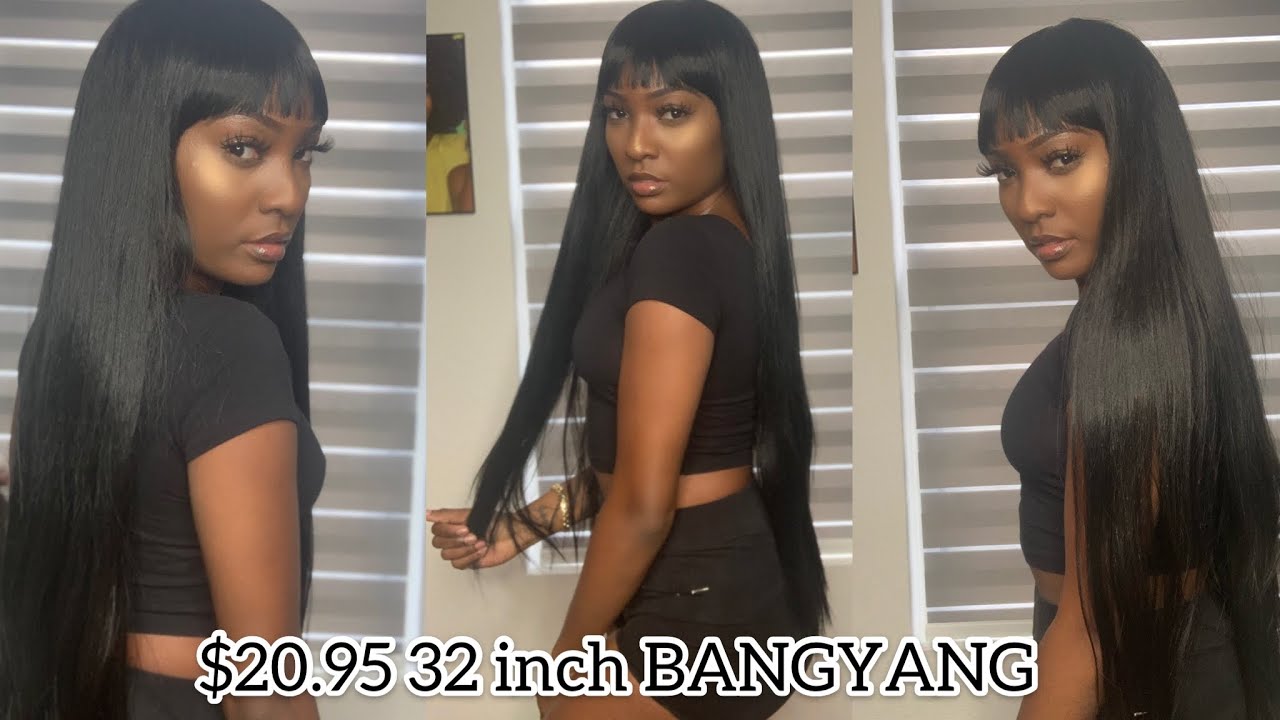 $20 32 inch BANG YANGGG UNIT FT MANEGANG HAIR COMPANY