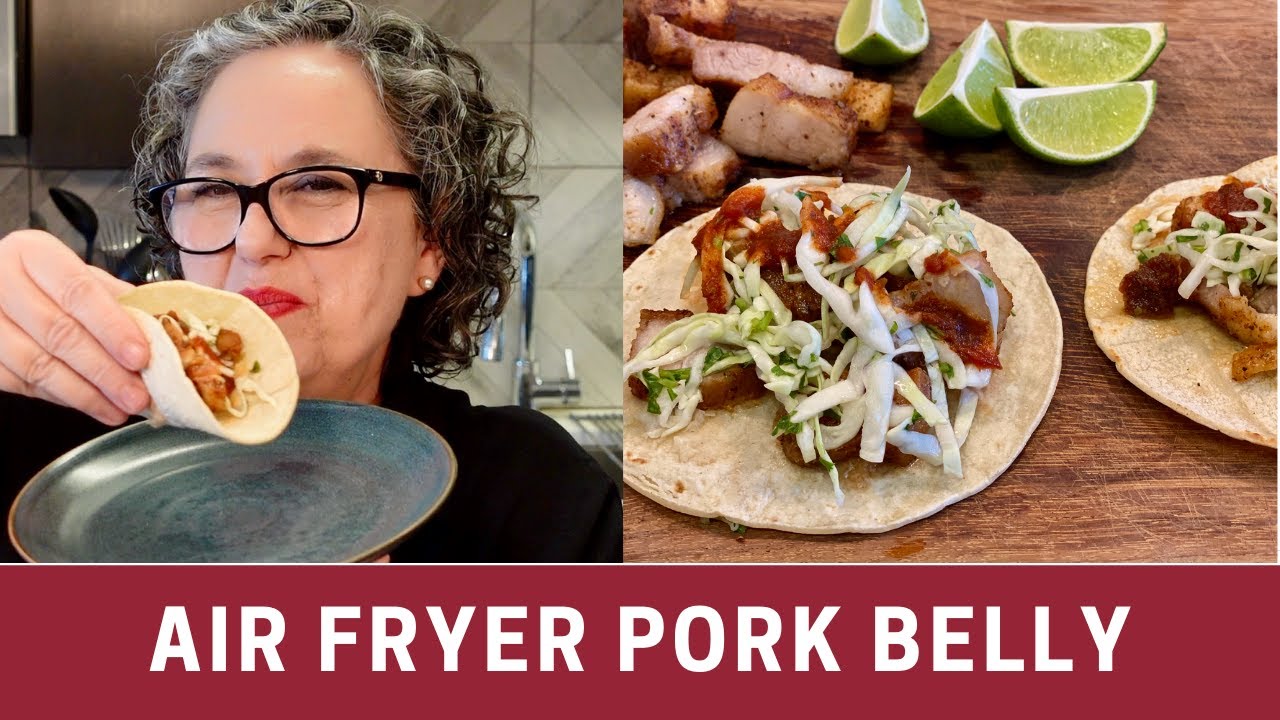 Air Fryer Pork Belly Tacos The Frugal Chef YouTube
