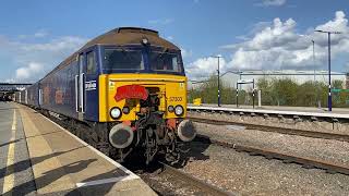 Loud Cold Start! Class 57 57303 at Selby Station (GBRf Railtour)