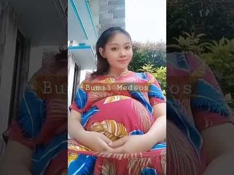 Viral‼️Bumil cantik elus perut buncit 🤰Bumil Medsos