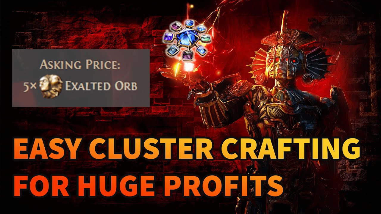 Make MORE Currency from Crafting Cluster Jewels - Path of Exile