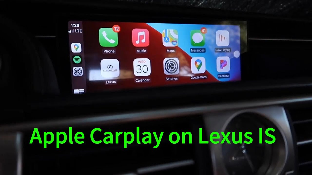 OEM Apple CarPlay & Android Auto Upgrade Module for Lexus IS