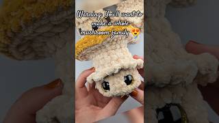 #freecrochetpattern #crochet #amigurumi #crafts #yarn #mushroom #cottagecore #diy #toadstool #cute