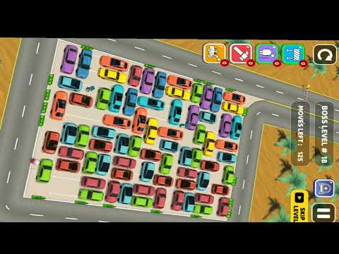 How to play Parking jam Boss Level 18| Mobile game|Car parking out game|Gameplay
